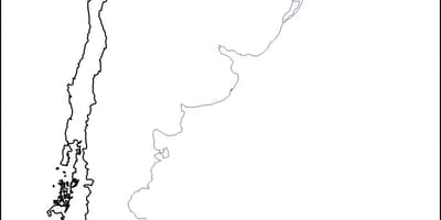 Порожня карта Чилі