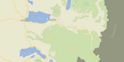 Карта пукон Чилі